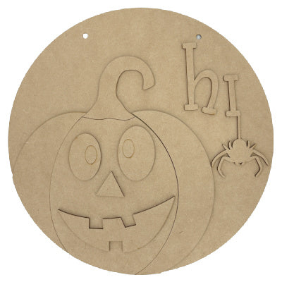 Jack-O-Lantern Welcome Hanger Kit