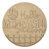 Hello Volleyball Door Hanger