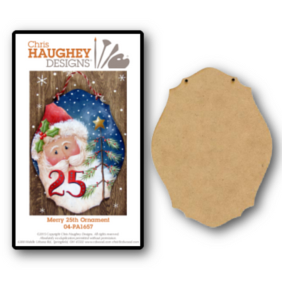 Merry 25th Ornament Pattern by Chris Haughey