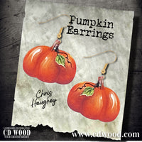 Squatty Pumpkin Earrings