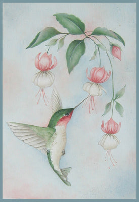 Ruby-Throated Hummingbird E-Pattern by Marlene Kreutz CDA