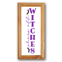 Shoes Off Witches Stencil