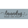 Laundry Wash Dry Fold Stencil