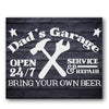 Dad's Garage: Open 24/7 Stencil