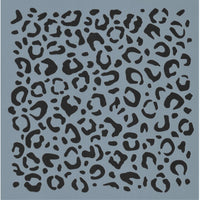 Leopard Background Stencil