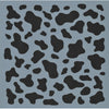 Cow Print Background Stencil