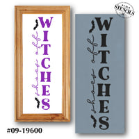 Shoes Off Witches Stencil
