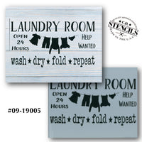 Laundry Room Stencil