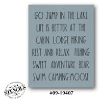 Dunn Inspired Outdoors Words Stencil