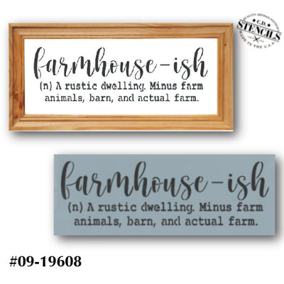 Farmhouse-ish Stencil