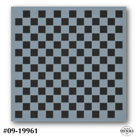 1/2" Checker Background Stencil