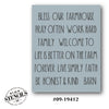 Dunn Inspired Farmhouse Words Stencil