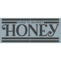 Farm to Market Honey Stencil