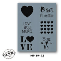 Word Blocks: February 14 Stencil