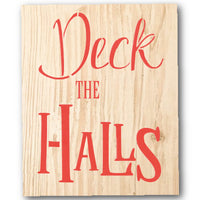 Deck the Halls Stencil