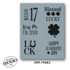 Word Blocks: March 17 Stencil
