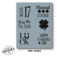Word Blocks: March 17 Stencil