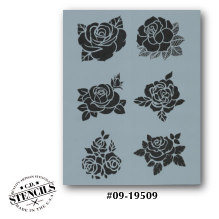 Kiss From a Rose Stencil
