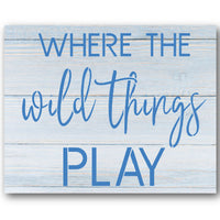 Where the Wild Things Play Stencil