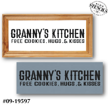 Granny's Kitchen Stencil