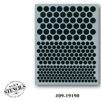 Dancing Dots Stencil