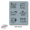Word Blocks: Spring Stencil
