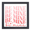 Be Mine Waves Stencil