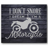 Dream I'm a Motorcycle Stencil