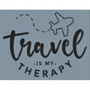 Travel is My Therapy Stencil