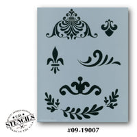 Flourishes Stencil