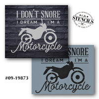 Dream I'm a Motorcycle Stencil