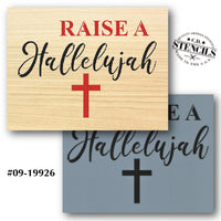 Raise a Hallelujah Stencil