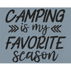 Camping is My Favorite Season Stencil