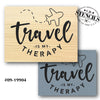 Travel is My Therapy Stencil