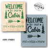 Welcome to Our Cabin Stencil