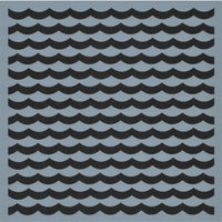 Rough Seas Background Stencil