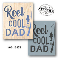 Reel Cool Dad Stencil