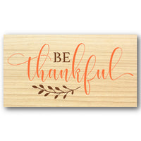Be Thankful Stencil