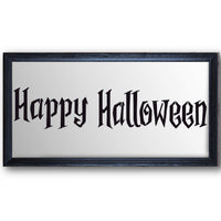 Convertibles: Happy Halloween Stencil