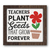 Teachers Plant Seeds Stencil