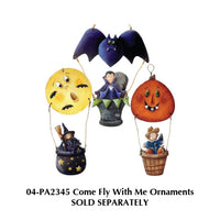 RIP Bat Dracula Hot Air Balloon Ornament
