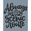 Always Take the Scenic Route Stencil