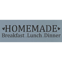 Homemade Breakfast Lunch Dinner Stencil