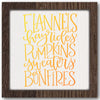 Flannels Hayrides Pumpkins Stencil