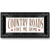Country Roads Stencil