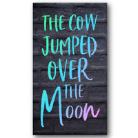 Cow Jumped Over the Moon Stencil