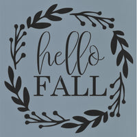 Hello Fall Stencil