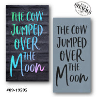 Cow Jumped Over the Moon Stencil