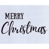 Merry Christmas Stencil
