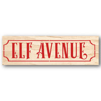 Elf Avenue Stencil